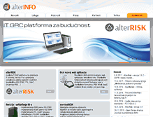 Tablet Screenshot of alterinfo.hr